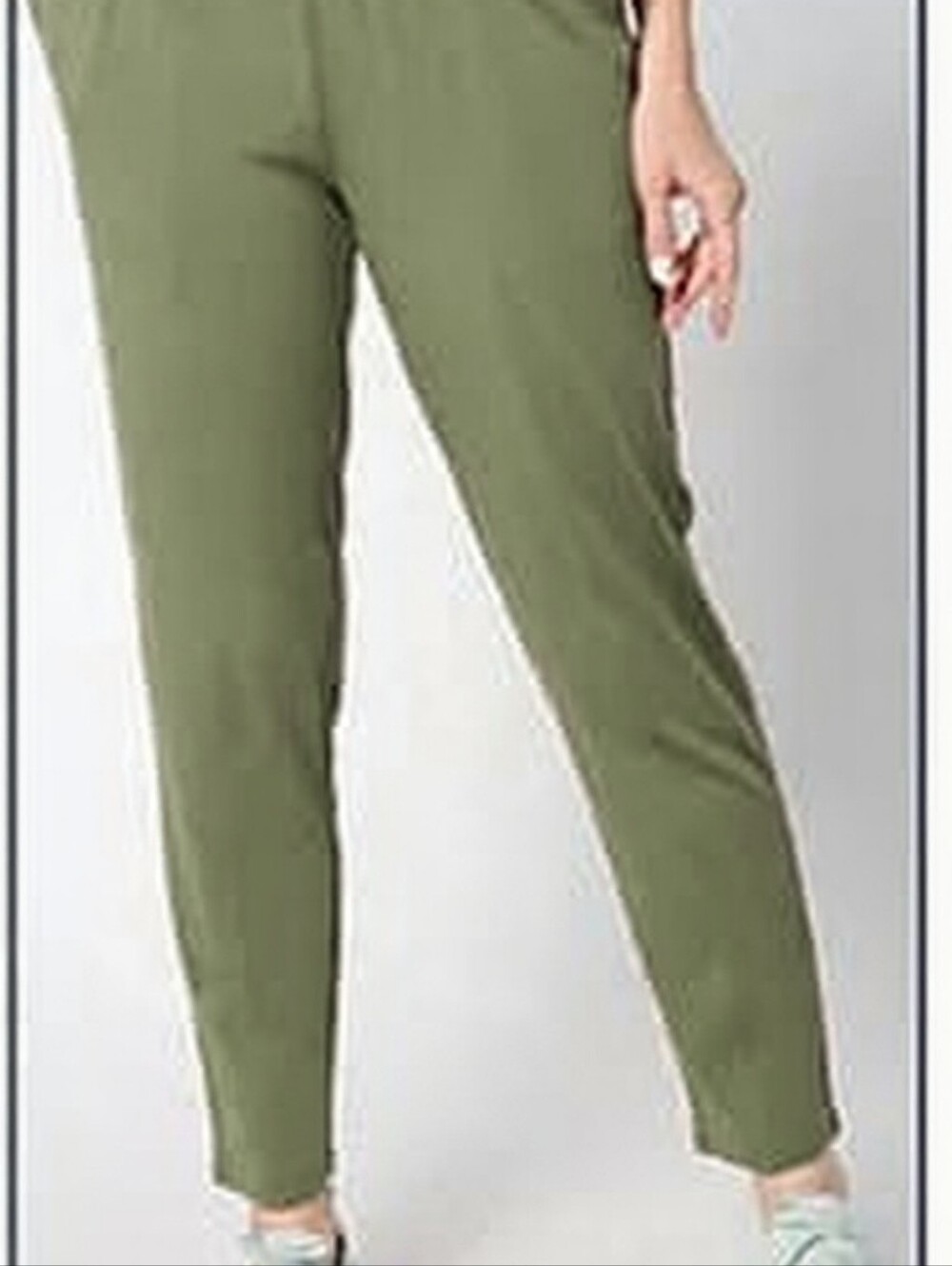 Anybody QVC Olive Green Women's Pants